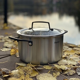 Каструля Fissman LOREN 24x13,5 см / 6 л зі скляною кришкою (5473) Каструля Fissman LOREN 24x13,5 см / 6 л зі скляною кришкою (5473)