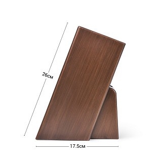 Підставка для кухонних ножів та ножиць Fissman 11x11x26 см Венге (2875) Підставка для кухонних ножів та ножиць Fissman 11x11x26 см Венге (2875)