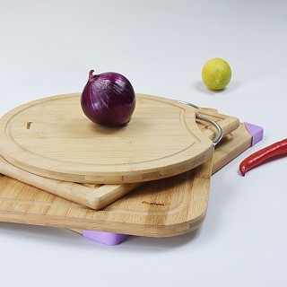 Разделочная доска для мяса, овощей и фруктов Fissman 40x28x1,5 см (8772)