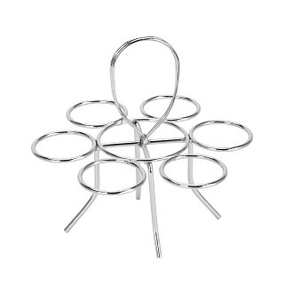 Набір з 6 рюмок 65 мл Fissman на підставці скло (19100)