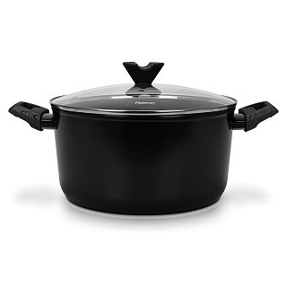 Кастрюля Fissman 26x13,5 см/6,5 л ANGELA со стеклянной крышкой алюминий с антипригарным покрытием (14608) Кастрюля Fissman 26x13,5 см/6,5 л ANGELA со стеклянной крышкой алюминий с антипригарным покрытием (14608)