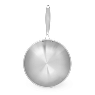 Сковорода Fissman вок AETERNUM 28x8 см нержавеющая сталь (15108)