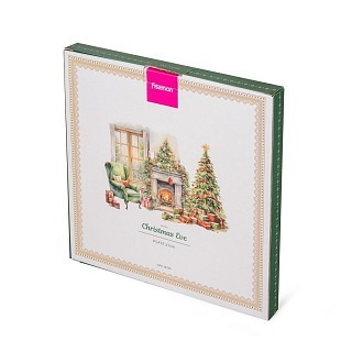 Тарелка Fissman 27 см CHRISTMAS EVE фарфор (13755)
