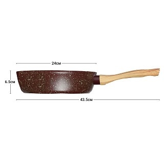 Сковорідка для смаження Fissman MOSSES STONE 24x6,5 см (4296)