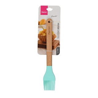 Кисточка Fissman 22 см ESSENTIAL с деревянной ручкой силикон (1115) Кисточка Fissman 22 см ESSENTIAL с деревянной ручкой силикон (1115)