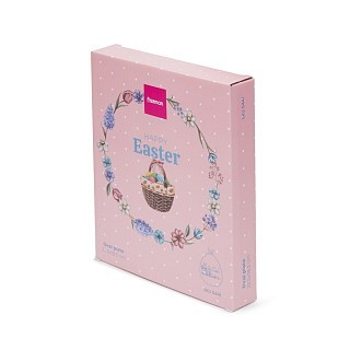 Блюдо овальне Fissman HAPPY EASTER 22,5х18,5 см доломіт (0441)