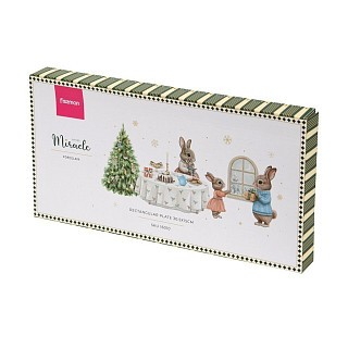 Блюдо Fissman MIRACLE прямоугольное 30,5х15 см фарфор (16010)