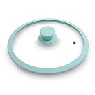 Кришка Fissman EDEN 26 см жароміцне скло (з силіконовим ободом) (9977)