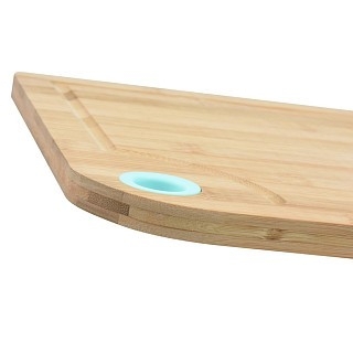 Обробна дошка для мяса, овочів і фруктів Fissman 39x28x1,5 см (8773)