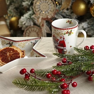 Чашка Fissman CHRISTMAS 360 мл фарфор (13798) Чашка Fissman CHRISTMAS 360 мл фарфор (13798)