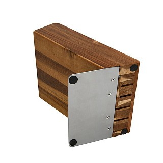 Набір ножів 6 придметів Fissman NAKAJIMA в дерев`яній підставці 420J2 сталь (2714)