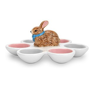 Подставка для яиц Fissman HAPPY EASTER 18х16 см доломит (0449)