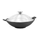 Сковородка ВОК Fissman 30x8 см / 3,4 л с крышкой (4105)