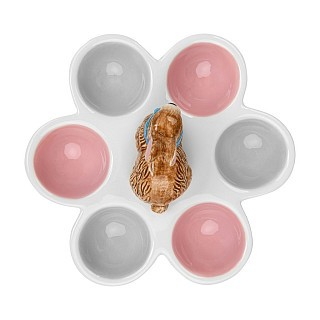 Подставка для яиц Fissman HAPPY EASTER 18х16 см доломит (0449)