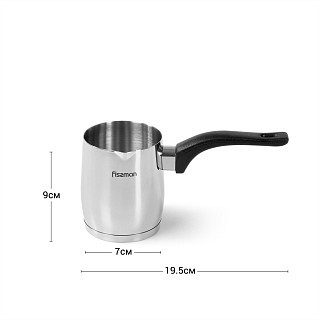 Турка для варки кофе Fissman 360 мл с индукционным дном (3320) Турка для варки кофе Fissman 360 мл с индукционным дном (3320)