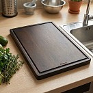 Обробна дошка Fissman 38x27x3,0 см дер. гівея (18079)