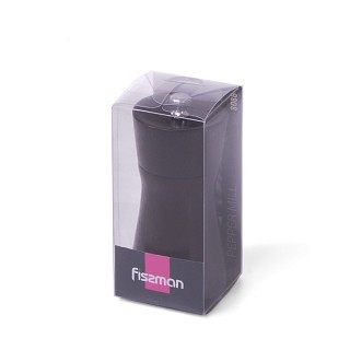 Мельница для соли и перца Fissman фигурная 11x5 см механическая (8086)