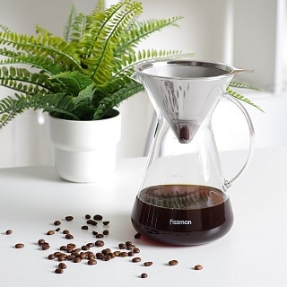 Кофейник Fissman POUR OVER 900 мл (9083) Кофейник Fissman POUR OVER 900 мл (9083)