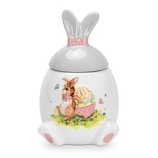 Банка для зберігання Fissman HAPPY EASTER 11х15,5 см доломіт (0435)