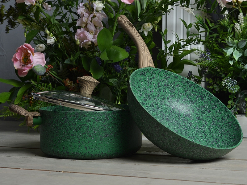 Посуд з алюмінію серії MALACHITE