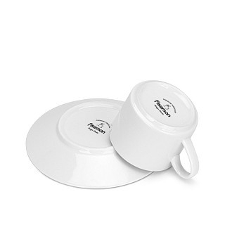 Набір Fissmanз 2-х кухлів FLOREE 240 мл з блюдцем порцеляна (3669)