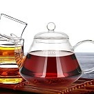 Заварочный чайник Fissman 1000 мл со стальным фильтром жаростойкое стекло (9450)