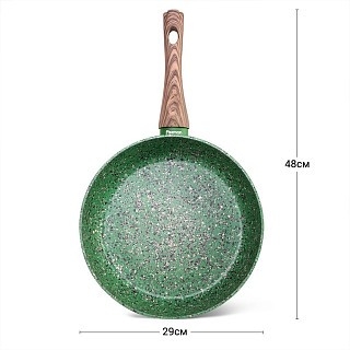 Глубокая сковородка Fissman MALACHITE 28x7см (14311)