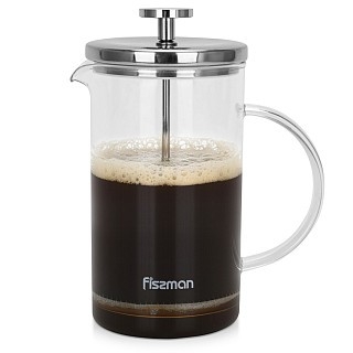 Заварочный чайник с поршнем Fissman AFFOGATO 600 мл стеклянная колба (9098) Заварочный чайник с поршнем Fissman AFFOGATO 600 мл стеклянная колба (9098)