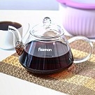 Чайник для заварювання Fissman 1000 мл зі сталевим фільтром жаростійке скло (9450)