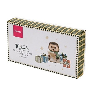Блюдо Fissman MIRACLE багатокутне 16.5x7.5 см порцеляна (16022)
