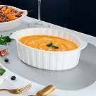 Овальна форма для запікання Fissman 24х16,5х8 см / 1,6 л порцеляна ціна за шт (14172)