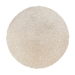 Сервірувальний килимок Fissman круглий 38 см ПВХ ціна за 1од (0724)