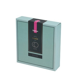 Набір з 2-х тарілок Fissman 27 см FLOREE порцеляна (3655)