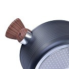 Кастрюля Fissman DIAMOND GREY 20x10 см / 2,6 л со стеклянной крышкой (14304)