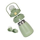 Термос Fissman 800 мл, колір зелений нержавіюча сталь (9863)