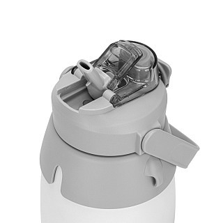 Термос Fissman 800 мл, цвет серый нержавеющая сталь (9864)