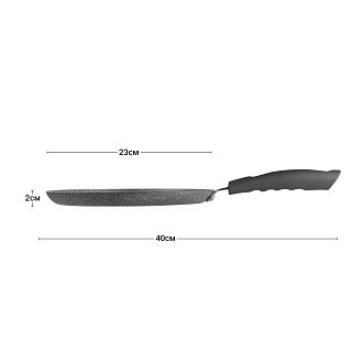 Сковорода для блинов Fissman GREY STONE 23x2 см (4976) Сковорода для блинов Fissman GREY STONE 23x2 см (4976)