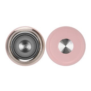 Термос-кружка Fissman 450 мл розовая нержавеющая сталь (9879)