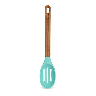 Ложка з отворами Fissman 34 см ESSENTIAL з дерев`яною ручкою силікон (1109) Ложка з отворами Fissman 34 см ESSENTIAL з дерев`яною ручкою силікон (1109)