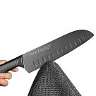 Ніж сантоку Fissman SHINAI graphite 18 см (2481)