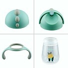 Бутылка для воды Fissman 260 мл с трубочкой (6904)