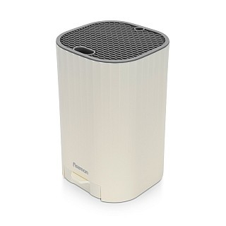 Подставка для кухонных ножей Fissman 14x14x23,5 см квадратная с точилом, цвет бежевый пластик (12885)