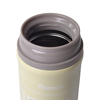 Термос для еды Fissman 450 мл желтый (9641) Термос для еды Fissman 450 мл желтый (9641)
