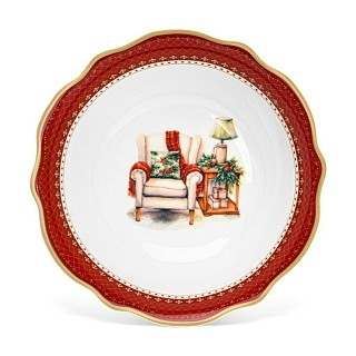 Салатник Fissman CHRISTMAS EVE 15,5x5 см фарфор (16030)