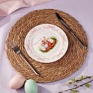 Тарелка Fissman HAPPY EASTER 20 см доломит (0430)