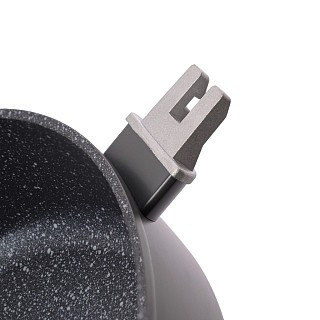 Сковорідка Fissman глибока CAPELLA 24x7,5 см зі знімною ручкою (14962)