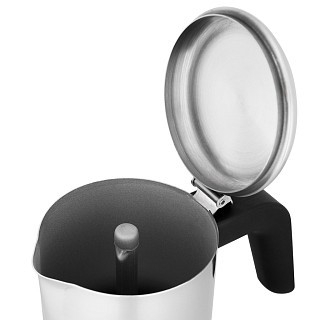 Гейзерная кофеварка Fissman на 6 порций/300 мл нержавеющая сталь (3245) Гейзерная кофеварка Fissman на 6 порций/300 мл нержавеющая сталь (3245)