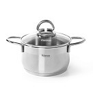 Каструля зі скляною кришкою Fissman MONICA 18x10,5 см на 2,6 л (5402)