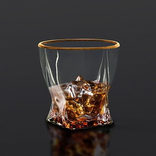 Набір з 2-х бокалів Fissman для віскі 320 мл скло (19086)