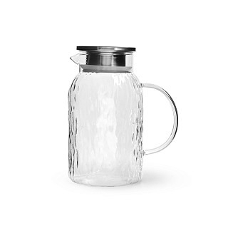 Глечик для холодних та гарячих напоїв Fissman з фільтром 1500 мл жаростійке скло (6587) Глечик для холодних та гарячих напоїв Fissman з фільтром 1500 мл жаростійке скло (6587)